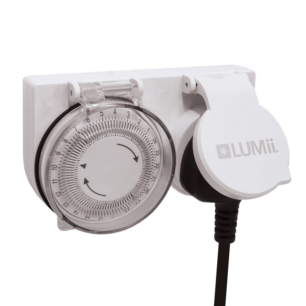 Timer for operating pump and lights