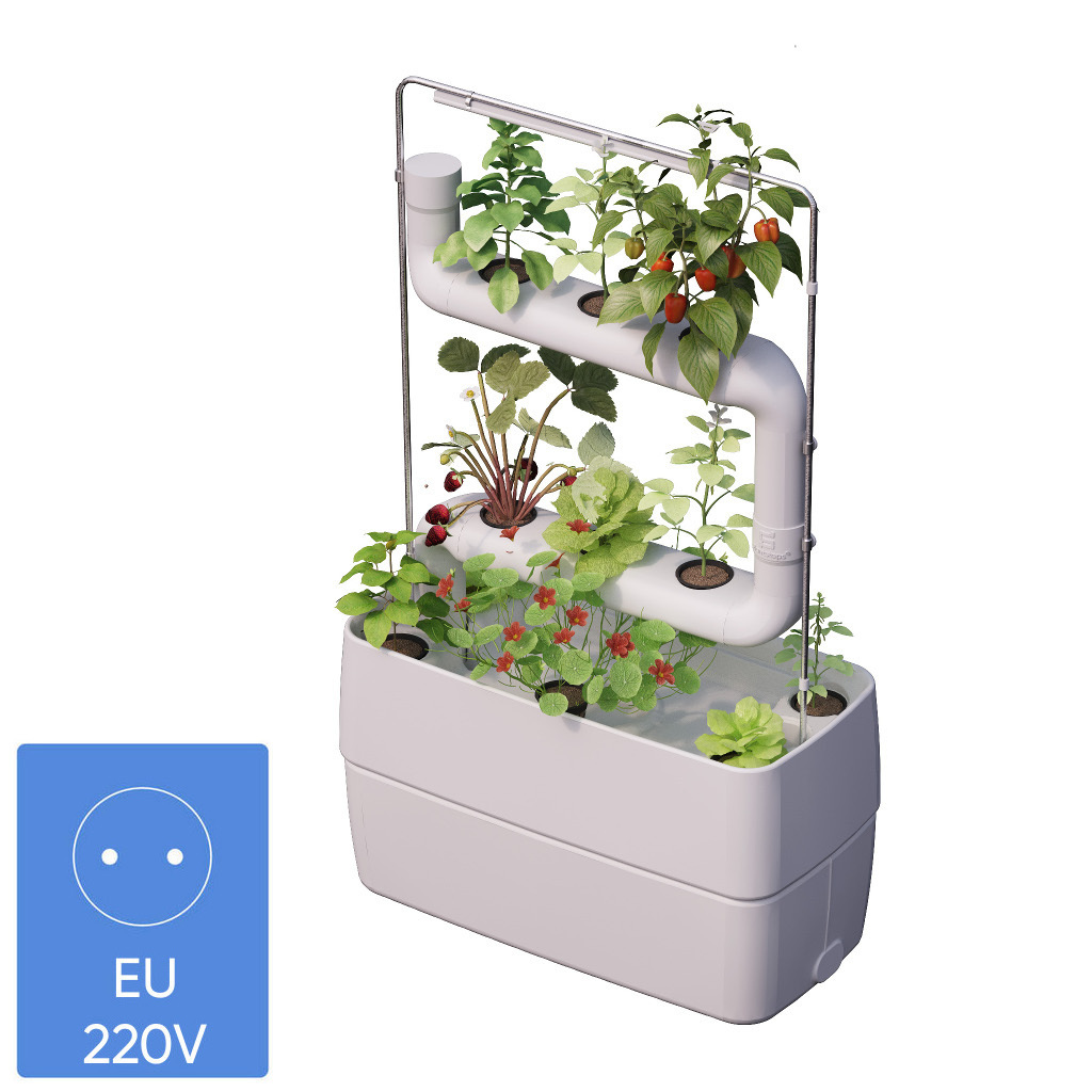 Supragarden® Food Grow unit with 2 Plantsteps® | EU white